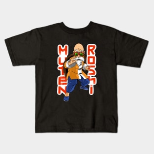 Muten Roshi, the kung fu master of Kame island Kids T-Shirt